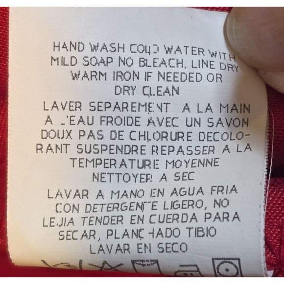 Leslie Fay 2 Pc Skirt Suit Faux Suede Red Elastic Waist Professional Petite 14WP - Picture 16 of 16